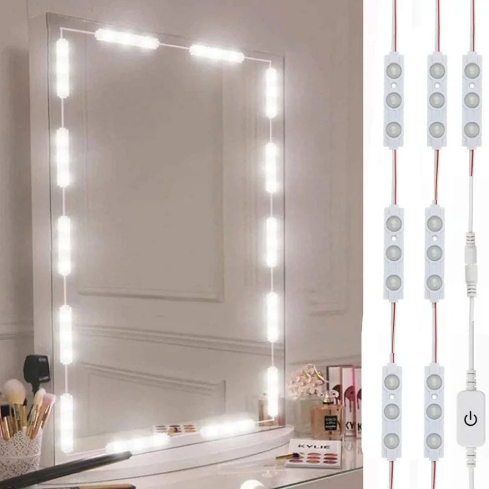 Led Vanity Mirror Lights, Hollywood Style Vanity Make Up Light, 10ft Ultra Brigh - Picture 1 of 10